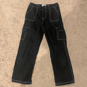Girls RSQ black carpenter jeans - size 12